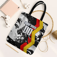 Personalized Germany Football 2026 Eagle Mascot Tote Bag German Flag Heritage - Soccer Ball Burst