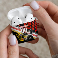 Personalized Germany Football AirPods Case Deutschland Power Eagle Mascot - Championship Spirit