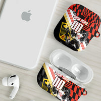 Personalized Germany Football AirPods Case Deutschland Power Eagle Mascot - Championship Spirit