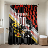 Personalized Germany Football Bathroom Set Deutschland Power Eagle Mascot - Championship Spirit