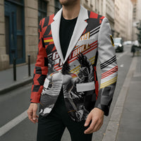 Personalized Germany Football Blazer Deutschland Power Eagle Mascot - Championship Spirit