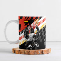 Personalized Germany Football Ceramic Mug Deutschland Power Eagle Mascot - Championship Spirit