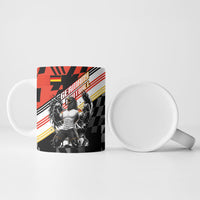 Personalized Germany Football Ceramic Mug Deutschland Power Eagle Mascot - Championship Spirit
