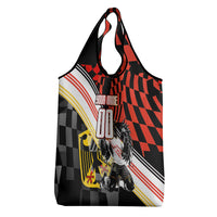 Personalized Germany Football Grocery Bag Deutschland Power Eagle Mascot - Championship Spirit