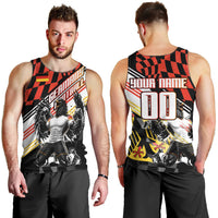 Personalized Germany Football Men Tank Top Deutschland Power Eagle Mascot - Championship Spirit