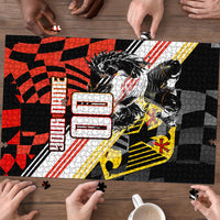 Personalized Germany Football Puzzle Deutschland Power Eagle Mascot - Championship Spirit