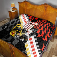 Personalized Germany Football Quilt Deutschland Power Eagle Mascot - Championship Spirit