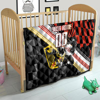 Personalized Germany Football Quilt Deutschland Power Eagle Mascot - Championship Spirit