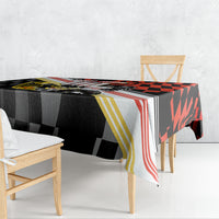 Personalized Germany Football Tablecloth Deutschland Power Eagle Mascot - Championship Spirit