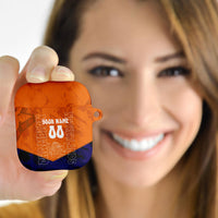 Personalized Netherlands Football Lion AirPods Case Oranje Pride Holland National Flag Graffiti Art