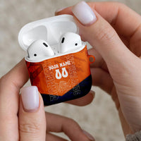 Personalized Netherlands Football Lion AirPods Case Oranje Pride Holland National Flag Graffiti Art