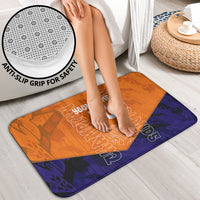 Personalized Netherlands Football Lion Bathroom Set Oranje Pride Holland National Flag Graffiti Art