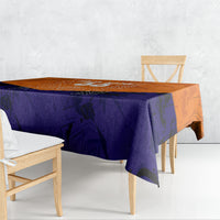 Personalized Netherlands Football Lion Tablecloth Oranje Pride Holland National Flag Graffiti Art