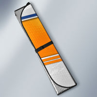 Personalized Netherlands Football Auto Sun Shade Dutch Lion Heritage Mascot Flame Swirl