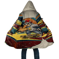 Skateboarding Raccoon Eating Pizza Cloak Retro Cartoon Skating Claw Rip Grunge Aesthetic