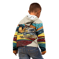 Skateboarding Raccoon Eating Pizza Kid Hoodie Retro Cartoon Skating Claw Rip Grunge Aesthetic