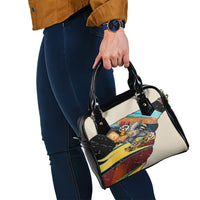 Skateboarding Raccoon Eating Pizza Shoulder Handbag Retro Cartoon Skating Claw Rip Grunge Aesthetic