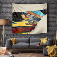 Skateboarding Raccoon Eating Pizza Tapestry Retro Cartoon Skating Claw Rip Grunge Aesthetic