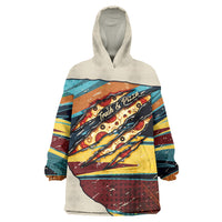 Skateboarding Raccoon Eating Pizza Wearable Blanket Hoodie Retro Cartoon Skating Claw Rip Grunge Aesthetic