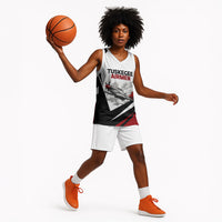 Personalized Tuskegee Airmen Basketball Jersey Red Tails P-51 Mustang WWII Aviation Never Quit