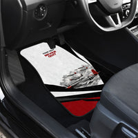 Personalized Tuskegee Airmen Car Mats Red Tails P-51 Mustang WWII Aviation Never Quit