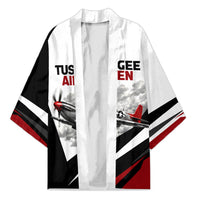 Personalized Tuskegee Airmen Kimono Red Tails P-51 Mustang WWII Aviation Never Quit