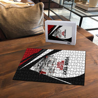 Personalized Tuskegee Airmen Puzzle Red Tails P-51 Mustang WWII Aviation Never Quit
