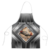 Personalized Tuskegee Airmen Apron Vintage WWII Aviation History Graphic Art