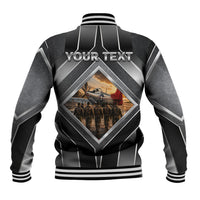 Personalized Tuskegee Airmen Baseball Jacket Vintage WWII Aviation History Graphic Art