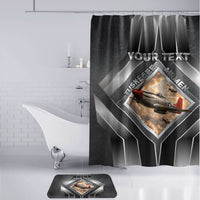 Personalized Tuskegee Airmen Bathroom Set Vintage WWII Aviation History Graphic Art