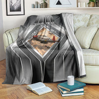 Personalized Tuskegee Airmen Blanket Vintage WWII Aviation History Graphic Art