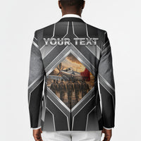 Personalized Tuskegee Airmen Blazer Vintage WWII Aviation History Graphic Art