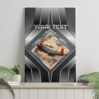 Personalized Tuskegee Airmen Canvas Wall Art Vintage WWII Aviation History Graphic Art