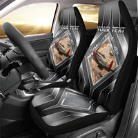 Personalized Tuskegee Airmen Car Seat Cover Vintage WWII Aviation History Graphic Art