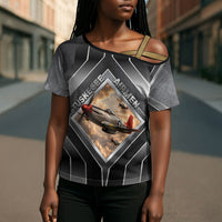 Personalized Tuskegee Airmen Cross Shoulder Shirt Vintage WWII Aviation History Graphic Art