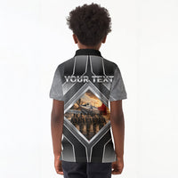 Personalized Tuskegee Airmen Kid Polo Shirt Vintage WWII Aviation History Graphic Art