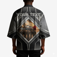 Personalized Tuskegee Airmen Kimono Vintage WWII Aviation History Graphic Art