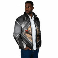 Personalized Tuskegee Airmen Padded Jacket Vintage WWII Aviation History Graphic Art