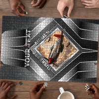 Personalized Tuskegee Airmen Puzzle Vintage WWII Aviation History Graphic Art
