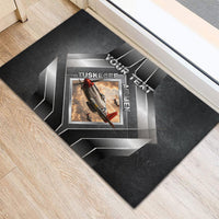 Personalized Tuskegee Airmen Rubber Doormat Vintage WWII Aviation History Graphic Art