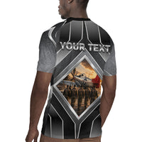 Personalized Tuskegee Airmen Rugby Jersey Vintage WWII Aviation History Graphic Art
