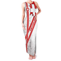 Switzerland Flag Family Matching Tank Maxi Dress and Hawaiian Shirt Swiss Map Red-White Distressed - Wonder Print Shop