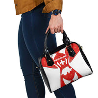 Switzerland Flag Shoulder Handbag with Floral Pattern Red and White Sportswear - Wonder Print Shop