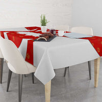 Switzerland Flag Tablecloth with Floral Pattern Red and White Sportswear - Wonder Print Shop
