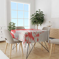 Switzerland Flag Tablecloth with Camo Red White Sportswear with Swiss Cross Shield - Wonder Print Shop