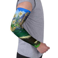 Edelweiss Flower Switzerland Mountain Arm Sleeves - Wonder Print Shop