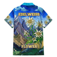 Edelweiss Flower Switzerland Mountain Family Matching Mermaid Dress and Hawaiian Shirt - Wonder Print Shop