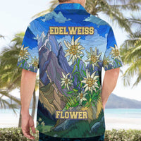 Edelweiss Flower Switzerland Mountain Hawaiian Shirt - Wonder Print Shop