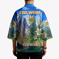 Edelweiss Flower Switzerland Mountain Kimono - Wonder Print Shop