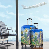 Edelweiss Flower Switzerland Mountain Luggage Cover - Wonder Print Shop